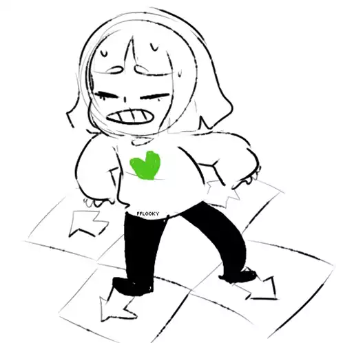Undertale Character on DDR Dance Pad