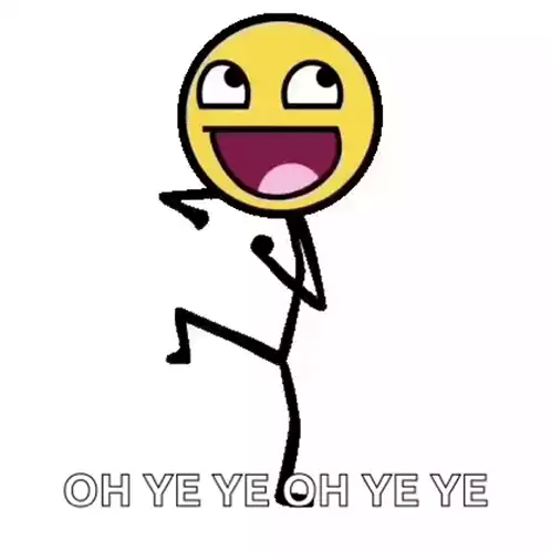 Happy Dancing Stick Figure