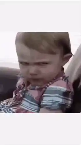 Dani's Serious Baby Face