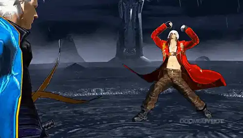 Dante's Hakari Dance vs Vergil in Devil May Cry