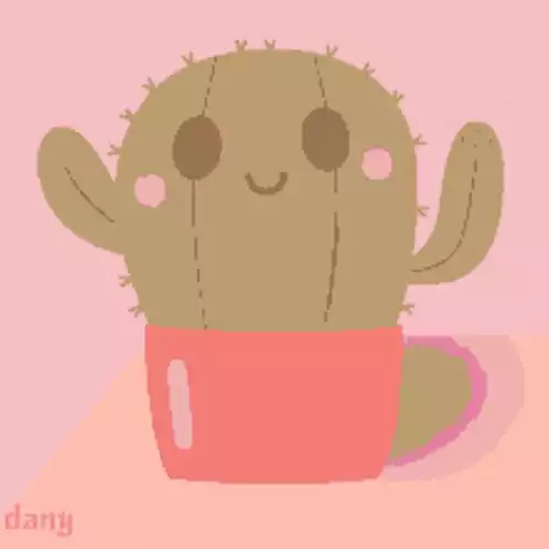 Cute Dany Cactus Pixel Art