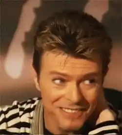 David Bowie Laughing Heartily