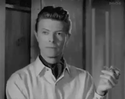 David Bowie Smoking
