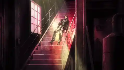 Death Note: Light Yagami on the Stairs