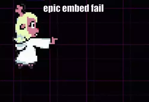 Deltarune Noelle Epic Embed Fail