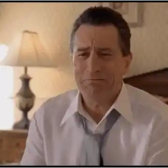 Robert De Niro Crying Meme