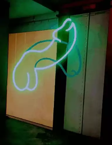 Cyberpunk 2077: Neon Penis Art