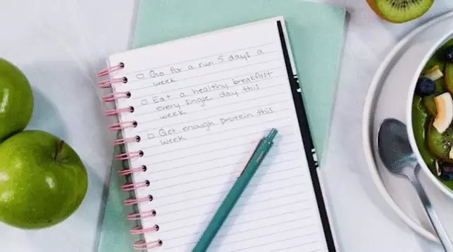 Healthy Eating & Fitness Checklist