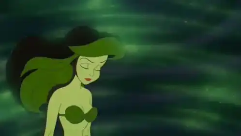 Ariel's Green Hair & Magic in Little Mermaid