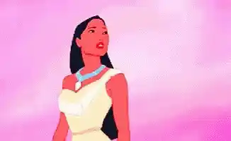 Disney Pocahontas in the Wind