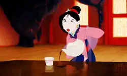Mulan Spills the Tea in Disney Animation