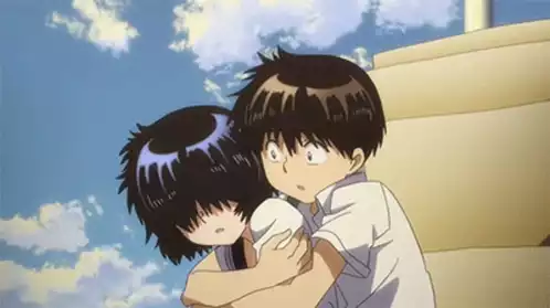 Divorce: Boy and Girl's Embrace
