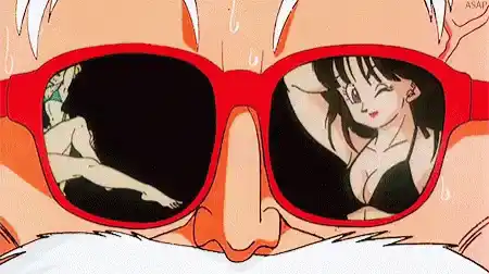 Dragonballz Master Roshi's Bikini Vision