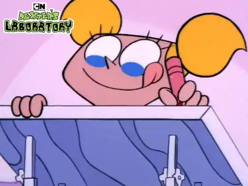 Dee Dee Drawing in Dexter's Laboratory