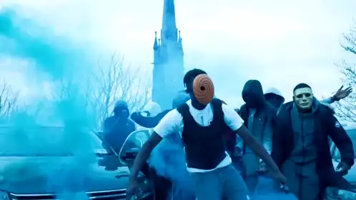 Drill Music Video: Masked Men, Blue Smoke