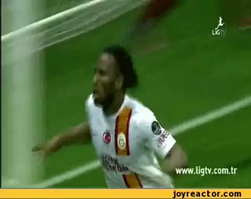 Drogba's Goal Celebration