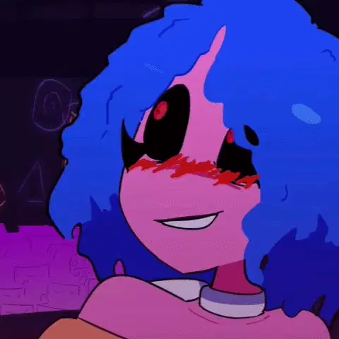 Droopy blush