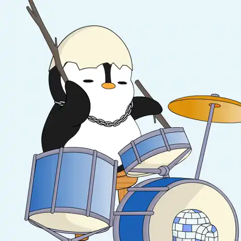 Pudgy Penguin Drummer