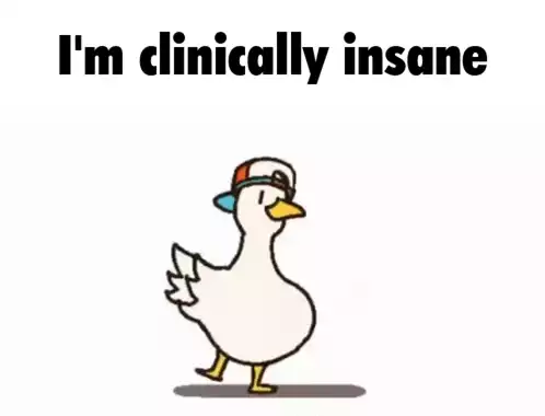 Clinically Insane Duck Dancing Meme
