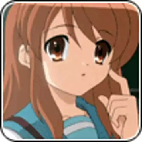 Duda: Anime Girl with Thoughtful Expression