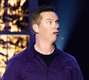 Man's Surprised 'Dumb Huh' Face