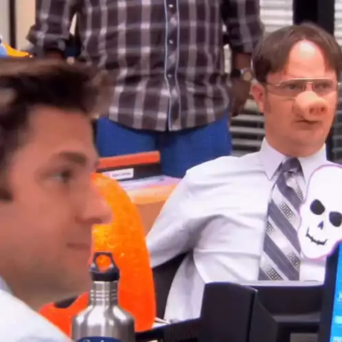 Dwight Schrute's Pig Nose Costume