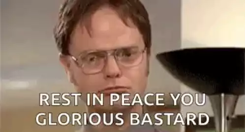 Dwight Schrute Salutes in The Office