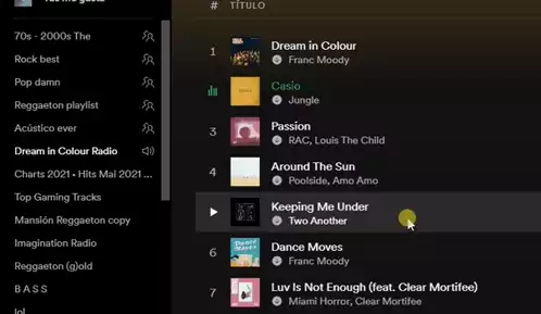 Ejemplo Spotify