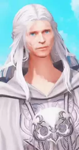 Emet Selch FFXIV with Willem Dafoe's Face