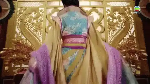Empress of China on Golden Throne