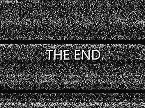 Classic 'The End' Title Card