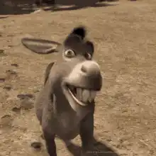 Eşek: Smiling Cartoon Donkey