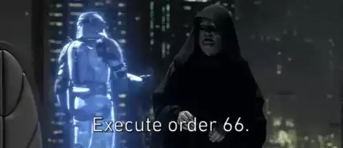 Palpatine Orders Execute Order 66