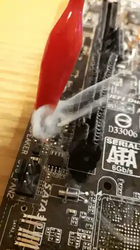 Motherboard Electrical Explosion