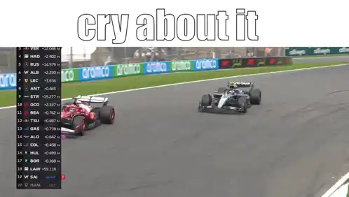 F1 Crash: Cry About It