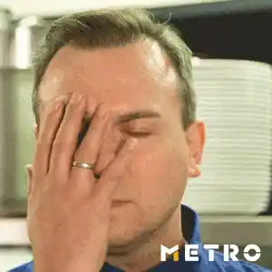 Man Does Facepalm Groan