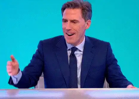 Rob Brydon's Exasperated Facepalm Moment
