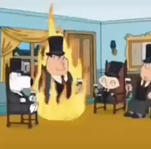 Family Guy Funny Moment: Spontaneous Combustion