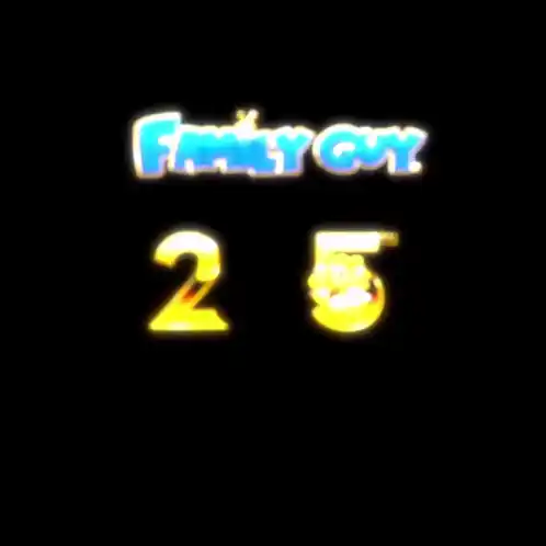 Family Guy 25th Anniversary Logo