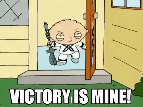 Family Guy Stewie: Victory Is Mine!