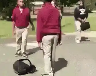 Street Fight Breaks Out
