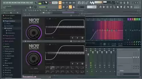 FL Studio with Nicky Romero Kickstart Plugin