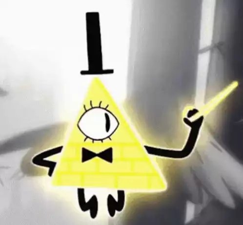 Bill Cipher with Lightsaber - Foda!