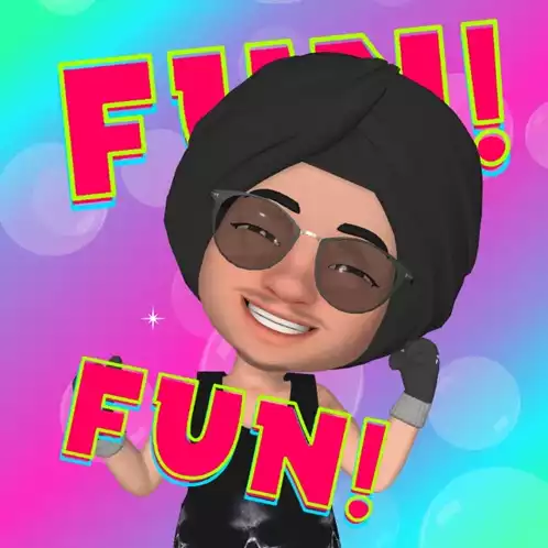 Funny Cartoon Character with FUN!