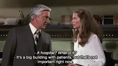 Funny Hospital Explanation from Airplane!