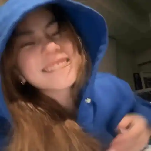 Fyang Sofia Smith Smiling in Hoodie