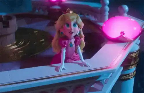 Princess Peach on Balcony