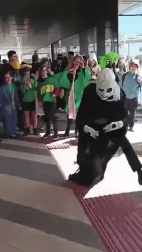 Gaster Undertale Funny Dance Cosplay