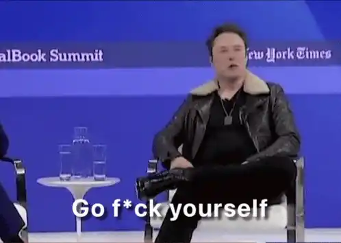 Man says 'Go f*ck yourself' at NYT event