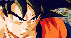 angry super saiyan GIF